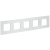 SKANDY Рамка 5-местная SK-F35S металл серебряный IEK, SK-M52-M-K23