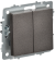 IEK BRITE Выключатель 2-клавишный перекрестный 10А ВС10-2-3-БрТБ темная бронза , BR-V23-0-10-K45