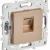 SKANDY Розетка компьютерная RJ45 кат.6 SK-K02Sa песочный IEK, SK-K10-2-K98
