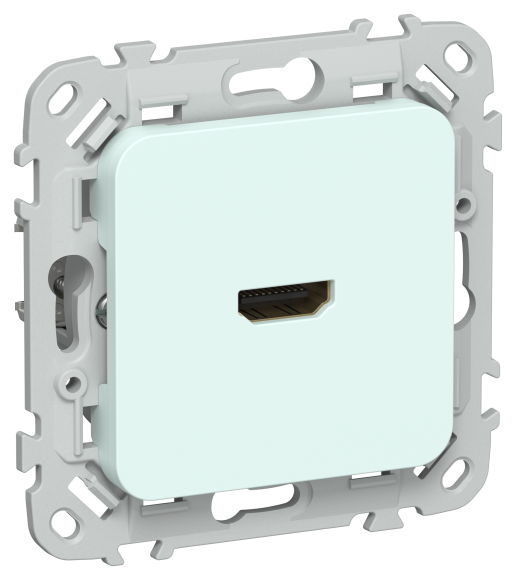 IEK FLITE Розетка HDMI РШДМА-ФлХЛ холодный лед IEK, FI-H10-K94