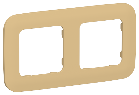 IEK FLITE Рамка 2-местная РУ-2-А-ФлШм шамуа IEK, FI-M22-31-20-K89