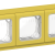 FLITE Рамка 3-местная IP55 Рпро-3-55-ФлЖК желтый карри IEK, FI-M30-32-55-K44