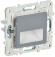 IEK SKANDY Подсветка LED встраиваемая SK-L01Gr серый , SK-FL20-K03
