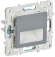 IEK SKANDY Подсветка LED встраиваемая SK-L01Gr серый , SK-FL20-K03