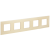SKANDY Рамка 5-местная SK-F35Sh металл шампань IEK, SK-M52-M-K37