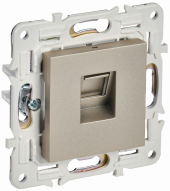 SKANDY Розетка компьютерная RJ45 кат.6 SK-K02Sh шампань , SK-K10-2-K37