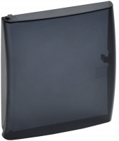 TEKFOR Mini Дверца для корпуса пластикового КМПн-4 IP41 черная прозрачная IEK, TFM-KP72D-DV-04-K02