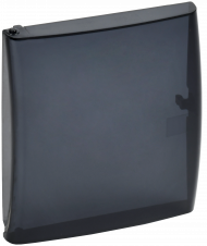 TEKFOR Mini Дверца для корпуса пластикового КМПн-4 IP41 черная прозрачная IEK, TFM-KP72D-DV-04-K02