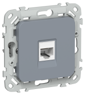 FLITE Розетка компьютерная RJ45 категория 5Е UTP РК5е-1-0-ФлМ маренго IEK, FI-K12-1-K35