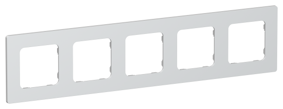 IEK FLITE Рамка 5-местная РУ-5-К-ФлЖ жемчуг IEK, FI-M52-32-20-K36