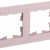 BRITE Рамка 2-местная РУ-2-2-Бр стекло розовый матовый IEK, BR-M22-G-31-K14