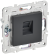 IEK SKANDY Розетка компьютерная RJ45 кат.6 SK-K02T титан , SK-K10-2-K48
