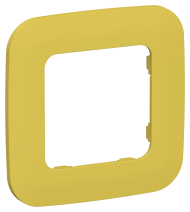 FLITE Рамка 1-местная РУ-1-А-ФлЖК желтый карри IEK, FI-M12-31-20-K44