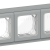 FLITE Рамка 3-местная IP55 Рпро-3-55-ФлС серый IEK, FI-M30-32-55-K03