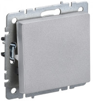 BRITE Выключатель 1-клавишный перекрестный 10А ВС10-1-3-БрА алюминий IEK, BR-V13-0-10-K47 BRITE Выключатель 1-клавишный перекрестный 10А ВС10-1-3-БрА алюминий IEK, BR-V13-0-10-K47
