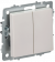 IEK BRITE Выключатель 2-клавишный перекрестный 10А ВС10-2-3-БрЖ жемчуг , BR-V23-0-10-K36