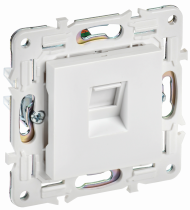 SKANDY Розетка компьютерная RJ45 кат.6 SK-K02W арктический белый , SK-K10-2-K01