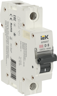 ARMAT Автоматический выключатель M06N 1P D 8А IEK, AR-M06N-1-D008