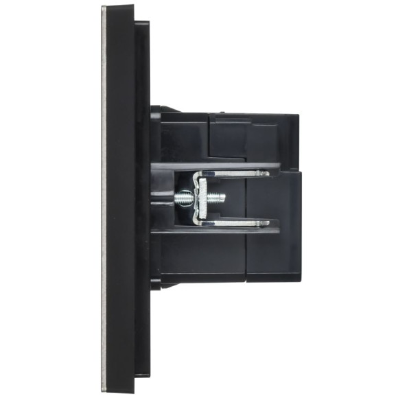 IEK FORTE&PIANO Розетка USB A+A 3,1А FP749M металл никель IEK, FP-U21-D31-M-K50
