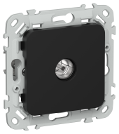FLITE Розетка TV оконечная тип F РТВф-1-1-1-ФлЧ черный IEK, FI-A10-O-K02 FLITE Розетка TV оконечная тип F РТВф-1-1-1-ФлЧ черный IEK, FI-A10-O-K02