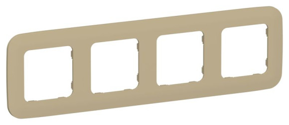 IEK FLITE Рамка 4-местная РУ-4-А-ФлХ хаки IEK, FI-M42-31-20-K59, Artistic IEK FLITE Рамка 4-местная РУ-4-А-ФлХ хаки IEK, FI-M42-31-20-K59, Artistic
