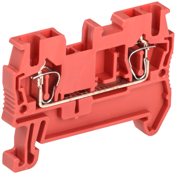 IEK Клемма пружинная КПИ 2в-2,5 31А красный IEK, YZN11-002-K04