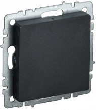 BRITE Заглушка с суппортом МЗ10-БрЧ черный , BR-PL10-K02