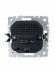 IEK BRITE Розетка 1-местная с заземлением с защитными шторками 16А с USB A+C 18Вт РЮш11-1-БрМ маренго , BR-R14-16-U22-018-K35