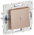 IEK SKANDY Выключатель 1-клавишный проходной с индикацией 10А SK-V08Sa песочный , SK-V12-1-10-K98