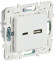 IEK SKANDY Розетка USB A+C 3,1А SK-R14W арктический белый , SK-U22-D31-K01 IEK SKANDY Розетка USB A+C 3,1А SK-R14W арктический белый , SK-U22-D31-K01