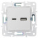 IEK SKANDY Розетка USB A+C 3,1А SK-R14W арктический белый , SK-U22-D31-K01 IEK SKANDY Розетка USB A+C 3,1А SK-R14W арктический белый , SK-U22-D31-K01