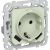 FLITE Розетка 1-местная с заземлением с защитными шторками 16А с USB A+A 3,1А РСЮша11-0-ФлП панг IEK, FI-R14-16-U21-D31-K92