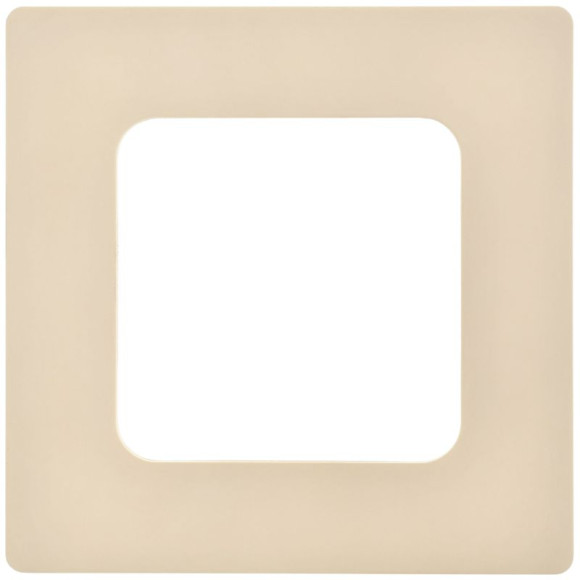 IEK FLITE Рамка 1-местная РУ-1-К-ФлСл сливочный IEK, FI-M12-32-20-K86, Classic