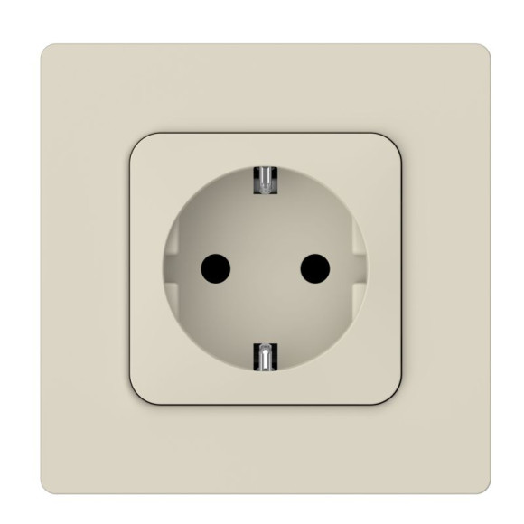 IEK FLITE Рамка 1-местная РУ-1-К-ФлСл сливочный IEK, FI-M12-32-20-K86, Classic
