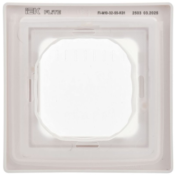 IEK FLITE Рамка 1-местная IP55 Рпро-1-55-ФлБ белый IEK, FI-M10-32-55-K01