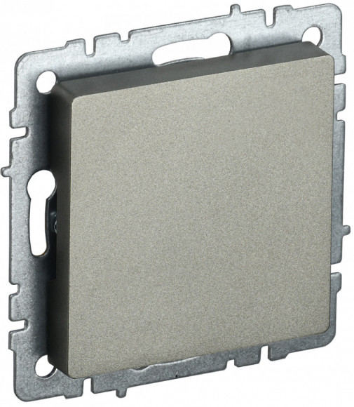 IEK BRITE Заглушка с суппортом МЗ10-БрШ шампань IEK, BR-PL10-K37