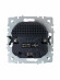 IEK BRITE Розетка 1-местная с заземлением с защитными шторками 16А с USB A+C 18Вт РЮш11-1-БрС сталь , BR-R14-16-U22-018-K46