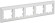 IEK BRITE Рамка 5-местная РУ-5-БрАБ арктический белый/белый IEK, BR-M52-12-K91 IEK BRITE Рамка 5-местная РУ-5-БрАБ арктический белый/белый IEK, BR-M52-12-K91