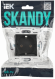 IEK SKANDY Розетка с заземлением без защитных шторок 16А SK-R05Bl черный , SK-R11-16-K02