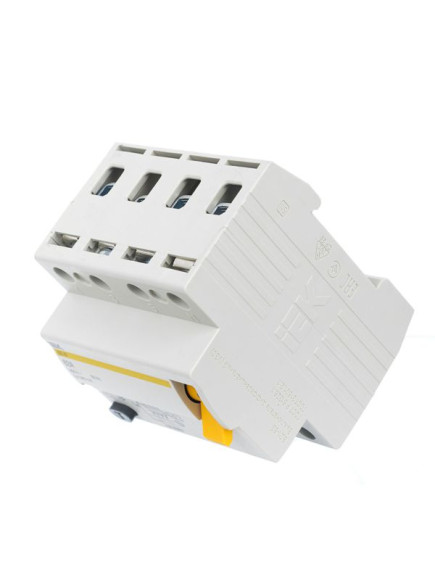 IEK Выключатель дифференциальный (УЗО) ВД1-63 4Р 63А 300мА IEK, MDV10-4-063-300 IEK Выключатель дифференциальный (УЗО) ВД1-63 4Р 63А 300мА IEK, MDV10-4-063-300