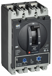 ARMAT Автоматический выключатель в литом корпусе 3P типоразмер D 50кА 160А расцепитель термомагнитный регулируемый IEK, AR-MCCB-3D-050-0160A-ATUC