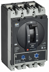 ARMAT Автоматический выключатель в литом корпусе 3P типоразмер D 50кА 160А расцепитель термомагнитный регулируемый IEK, AR-MCCB-3D-050-0160A-ATUC