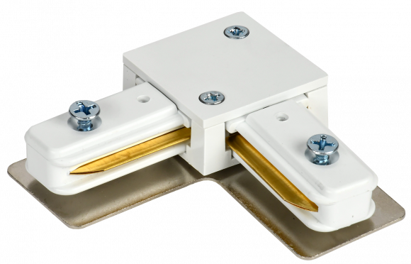 IEK LIGHTING Соединитель L-образный внутренний для однофазного шинопровода белый IEK, LT-SO0D-SLV-1-K01