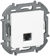 IEKINSPIRIA Розетка компьютерная RJ45 категория 6 UTP 6738301 белый IEK