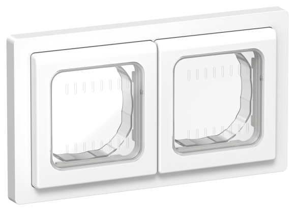 IEK FLITE Рамка 2-местная IP55 Рпро-2-55-ФлБ белый IEK, FI-M20-32-55-K01
