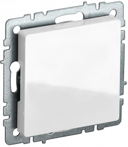 IEK BRITE Заглушка с суппортом МЗ10-БрБ белый IEK, BR-PL10-K01