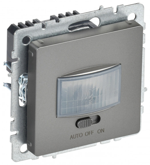 IEK BRITE Датчик движения ДС10-1-БрС сталь IEK, BR-MS10-N-150-05-K46