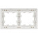 IEK BRITE Рамка 2-местная РУ-2-БрАБ арктический белый/белый IEK, BR-M22-12-K91 IEK BRITE Рамка 2-местная РУ-2-БрАБ арктический белый/белый IEK, BR-M22-12-K91