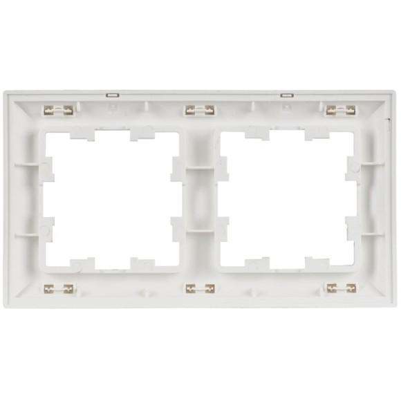 IEK BRITE Рамка 2-местная РУ-2-БрАБ арктический белый/белый IEK, BR-M22-12-K91 IEK BRITE Рамка 2-местная РУ-2-БрАБ арктический белый/белый IEK, BR-M22-12-K91