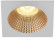 IEK LIGHTING Светильник 4110 встраиваемый поворотный под лампу GU10 белый/золото пластик IEK, LT-UVB0-4110-GU10-1-K22
